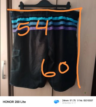 Bañador Adidas Talla XL Negro y Morado