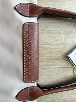 Bolso Longchamp Beige y Marrón