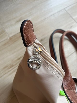 Bolso Longchamp Beige y Marrón