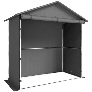 Capanno da Giardino 1.1x2 m con Porta Avvolgibile,