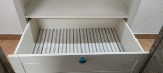 Cómoda SUNDVIK con cambiador blanca