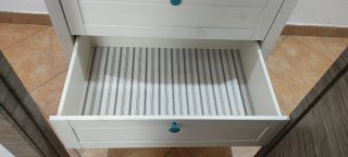 Cómoda SUNDVIK con cambiador blanca