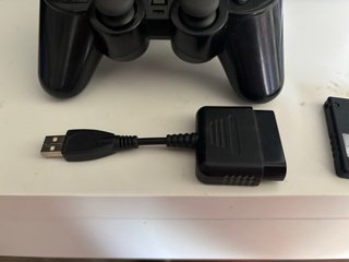 Mando PS2 + Memory Card + adaptador
