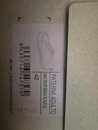 Zapatos Feroz Azul Paterna. Talla 42. Sin estrena