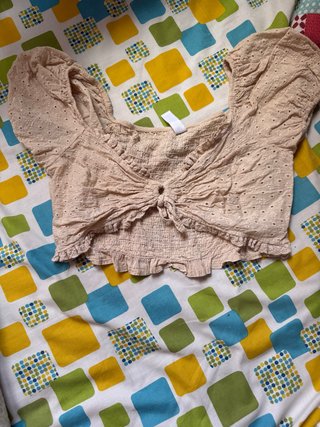 Blusa beige de talla única