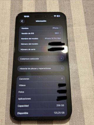 iPhone 14 Pro Max 256GB Negro