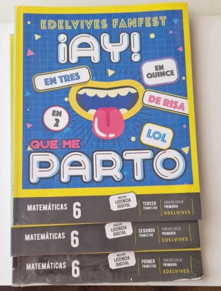 Matemáticas 6, Tercer Ciclo Primaria, Edelvives...