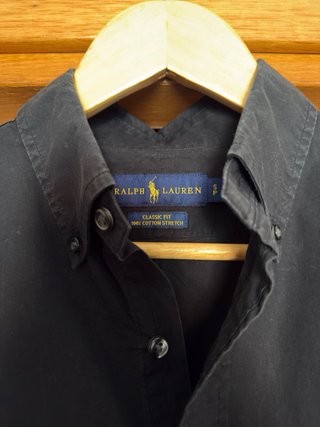 Camisa Polo Ralph Lauren Negra Talla M