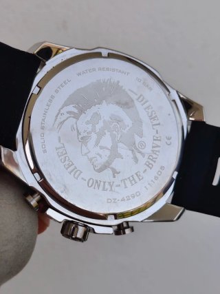 Reloj Diesel Cronógrafo Plata Negro