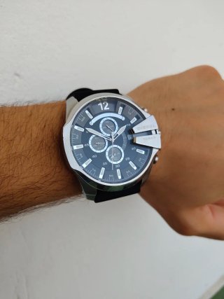 Reloj Diesel Cronógrafo Plata Negro
