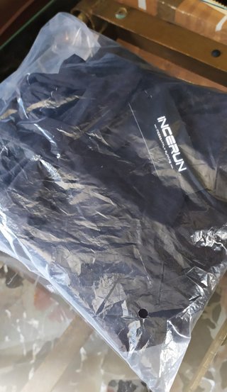 Pantalón cargo negro elástico talla S con cinturón