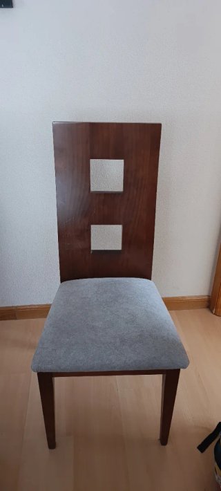 Conjunto Mesa Extensible + 6 Sillas Madera