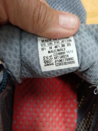 Scarpe Adidas uomo Nr. 44,2/3 tempo libero