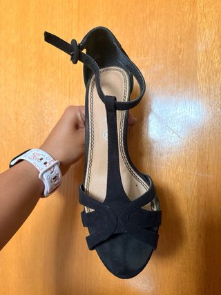 Tacones fiesta Marypaz negros talla 36