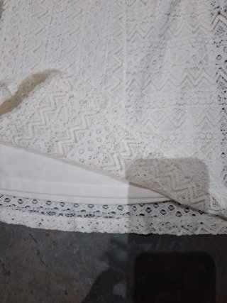 Vestido Verano Blanco Talla M. Pull&Bear