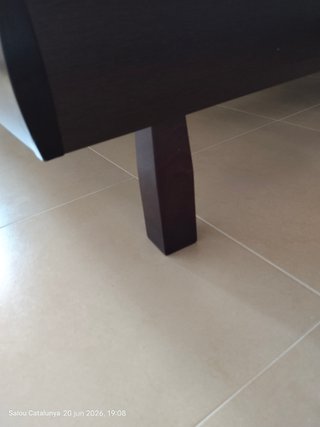 Somier articulado 90x190 wengue con mando