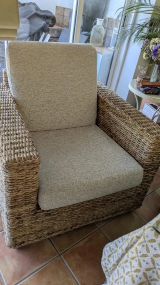 Cojines de sofa beige