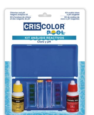 Kit Análisis Piscinas Criscolor Cloro y pH