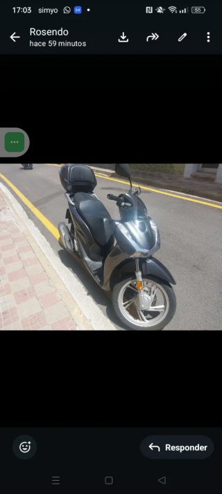 Honda SH 125cc Scooter Negra