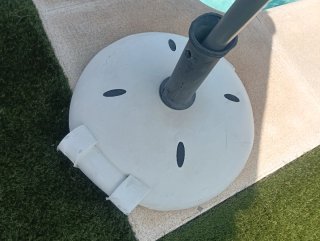 Base para sombrilla para exterior, jardin, terraza