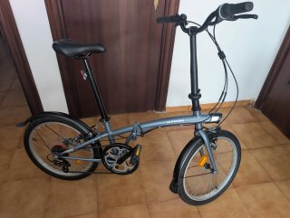 Bicicleta plegable BTWIN Tilt 120 20 6V