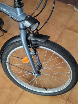 Bicicleta plegable BTWIN Tilt 120 20 6V