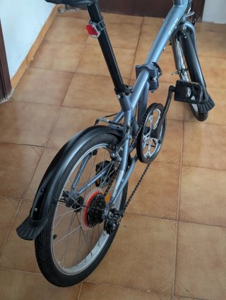 Bicicleta plegable BTWIN Tilt 120 20 6V