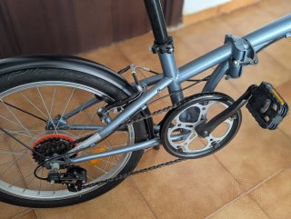 Bicicleta plegable BTWIN Tilt 120 20 6V
