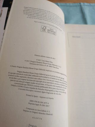 Vicisitudes, primera edición