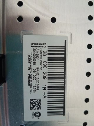 Pantalla navegador GPS Renault Megane IV