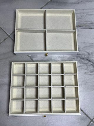 Portagioie Bianco 3 Livelli per tutti i gioielli