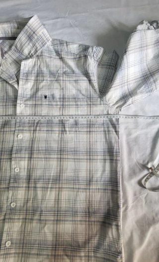 Camisa Wrangler Cuadros Gris y Blanco