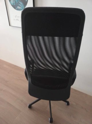 Silla de oficina Ikea negra