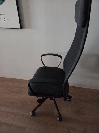 Silla de oficina Ikea negra