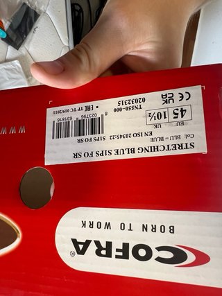 Botas de seguridad Cofra Talla 45 nuevas