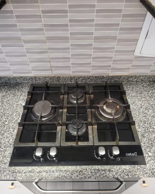 Placa de cocina a gas