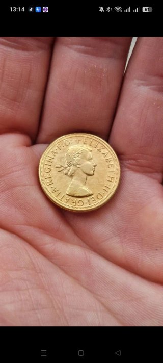 Sterlina d'oro Regina Elisabetta II