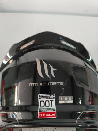 Casco modular negro