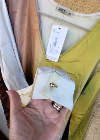Camisa satinada degradado