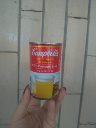 Lattina Campbell's Succo Ananas anni 80 90