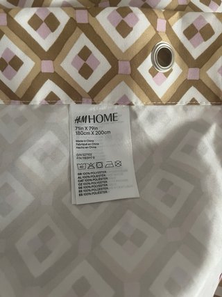 Cortina de Baño H&M Home 180x200cm