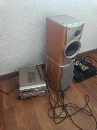 Equipo de sonido Kenwood R-SG7 y DP-SG7