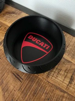 Cuenco DUCATI Negro y Rojo