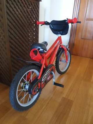 Bici infantil roja Cars 95