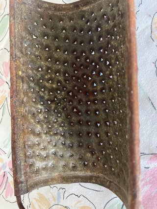 Rallador de cocina antiguo