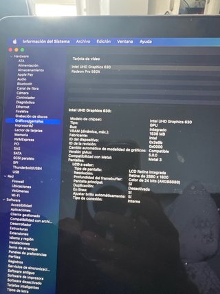 MacBook Pro 15 2018 i9 32GB RAM 500GB SSD