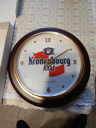 Orologio da muro pubblicitario birra Kronenbourg