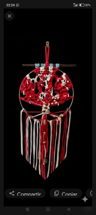 Árbol de la vida macramé