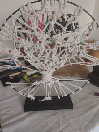 Árbol de la vida macramé