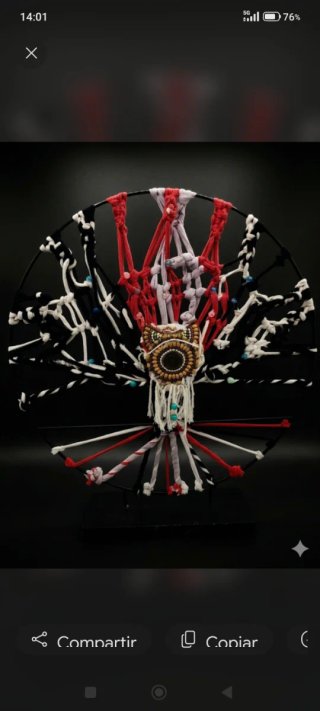 Árbol de la vida macramé